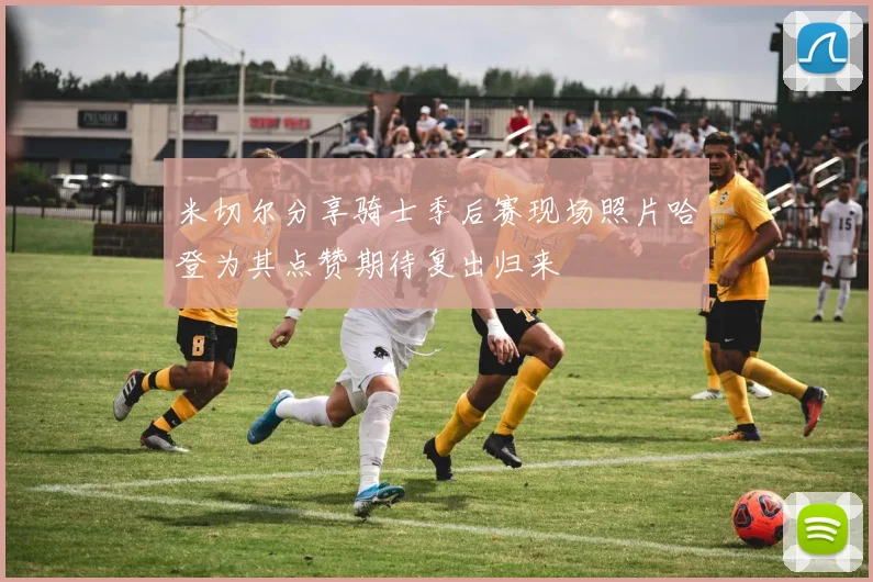 米切尔分享骑士季后赛现场照片哈登为其点赞期待复出归来